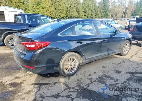 2016 Hyundai Sonata Se z USA, uszkodzony, nr VIN 5NPE24AF2GH385102